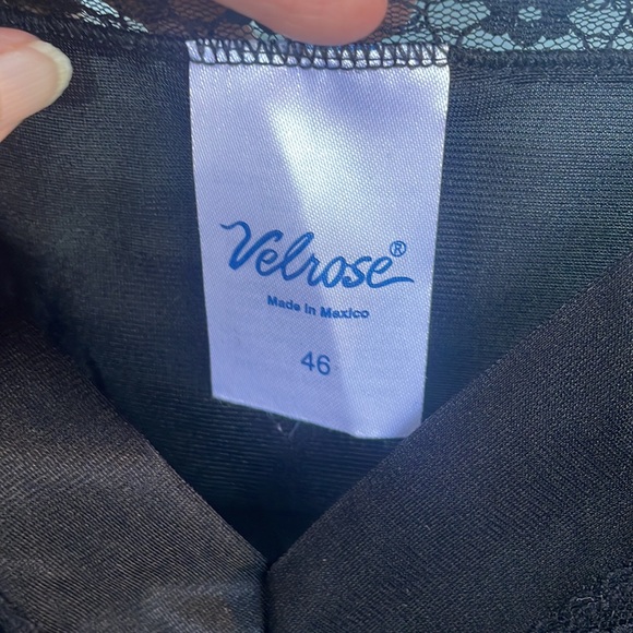 Vintage Velrose full length slip-Size 46 - Picture 9 of 10